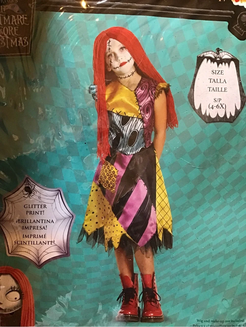Disney nightmare before christmas Sally girls size 4-6x